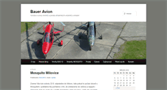 Desktop Screenshot of baueravion.cz